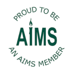 AIMS Logo showing Verina is proud to work for better births